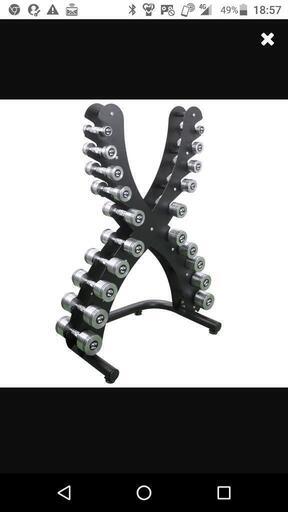 ダンベル1～10㎏ ラックセット