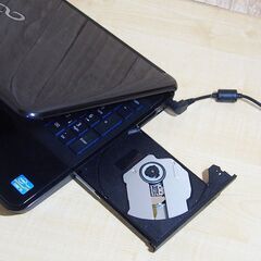富士通Corei3大容量 HDD１TB　ノートパソコン　ブラックの画像