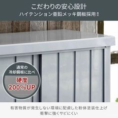 【デザインリニューアル！】物置 屋外 おしゃれ 幅90の画像