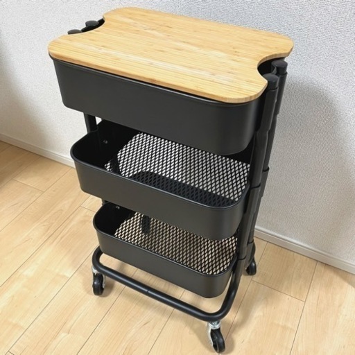 【決まりました】IKEA、ワゴン、ブラック