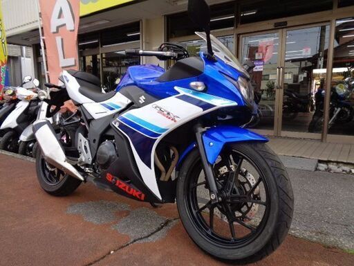 NO.4499　ＧＳＸ２５０Ｒ　水冷４サイクル２気筒エンジン　ＦＩ車　ＥＴＣ２．０付き　ブルー＆ホワイト　☆彡