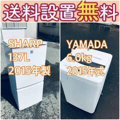 もってけドロボウ価格⭐️送料設置無料❗️冷蔵庫/洗濯機⭐️限界突破価格⭐️2点セット