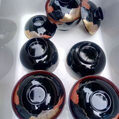 上品な蓋つきお椀　5セットまとめての画像