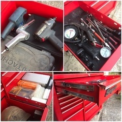 ◆大量！ 工具 一式 KTC スナップオン メイン 工具箱 カナダ製 ロールキャブ KRA4813D 付き SNAP ON MAC Tools ツールボックス Snap-on の画像