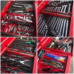 ◆大量！ 工具 一式 KTC スナップオン メイン 工具箱 カナダ製 ロールキャブ KRA4813D 付き SNAP ON MAC Tools ツールボックス Snap-on の画像