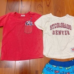 【お買い得！】子供服 半袖 水着 4点 まとめ売りの画像
