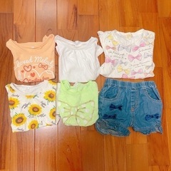 【お買い得！】女の子 子供服 半袖 半ズボン まとめ売り