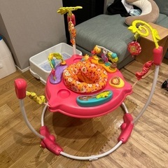 フィッシャープライス　ジャンパルー　ピンクの画像