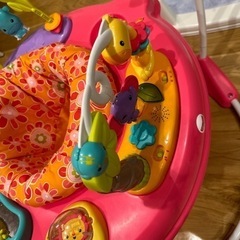 フィッシャープライス　ジャンパルー　ピンクの画像
