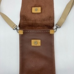 16周年記念‼️半額セール■中古■革ショルダーバッグ■茶色■の画像