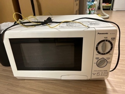 洗濯機、電子レンジ　2点セット