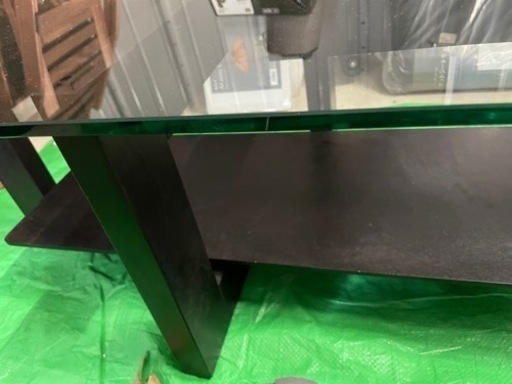 大塚家具　ガラステーブル
