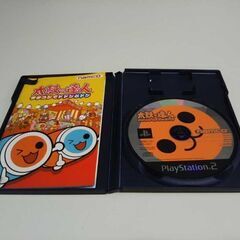 SONY プレイステーション２ PS2用 専用コントローラー タタコン 太鼓の達人タタコンでドドンがドン 太鼓の達人 ナムコ 動作確認済 取説あり　ソフトありの画像