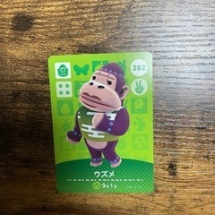 任天堂スイッチ  どうぶつの森アミーボカード  ウズメ