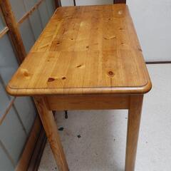 鏡付き木製化粧鏡台の画像
