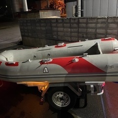 アキレス　PV－300FLⅡ  平成26年製　船検付　2馬力〜9.9馬力まで可
