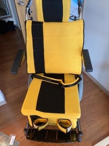 介護用車椅子　ティルト＆リクライニング　日進