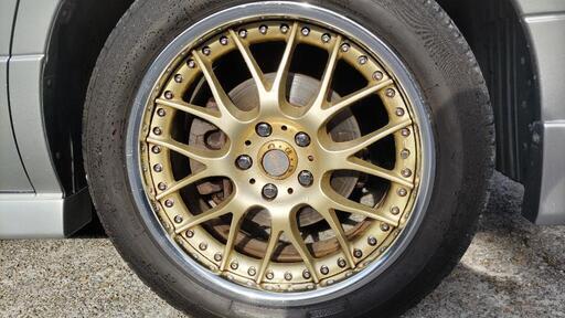 受渡し決定　ゴールドメッシュ　18インチ