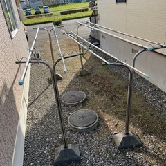 【本日まで】野外物干し台一式