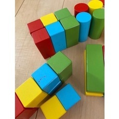 積み木 50ピース 木製　VILAC（ヴィラック） の画像