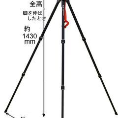 SLIK 三脚 グランドマスタースポーツ　ブラック 日本製　中古...
