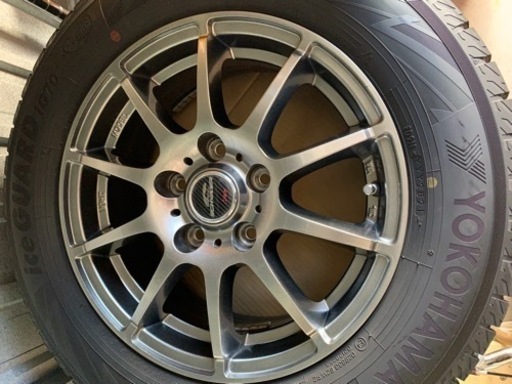 15インチアルミ　スタッドレス４本セット　アイスガード7