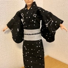 お値下げ【送料込】バービーBarbieのケン人形本体＋浴衣帯セット