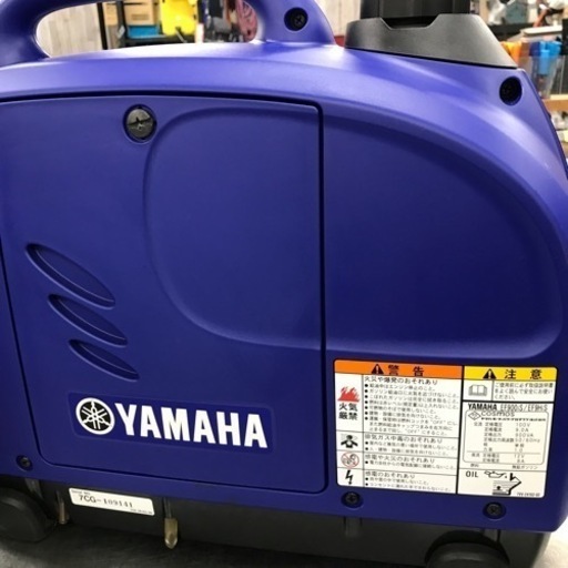 中古品△ヤマハ発電機　EF900iS-YAMAHA　【タンク内にガソリン長期放置とのこと】