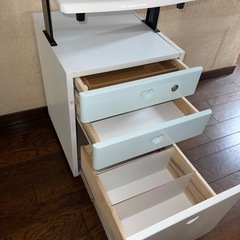 学習机　ワゴン　単品の画像