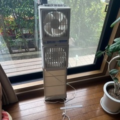 ヒモタイプの換気、排気、同時給排ができる窓に取り付け型の換気扇