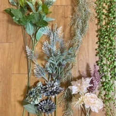 グリーン　観葉植物　造花の画像