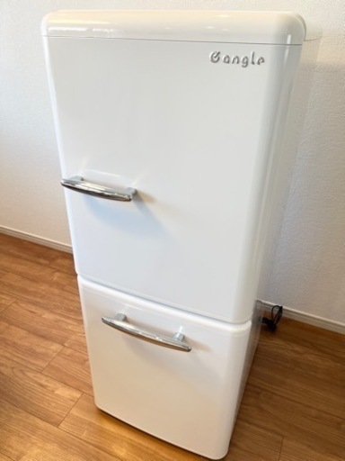 冷蔵庫 レトロ 149L 2ドア eangle