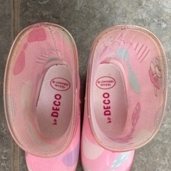 【値下げ】kp DECO　長靴 ピンク 15.0cmの画像