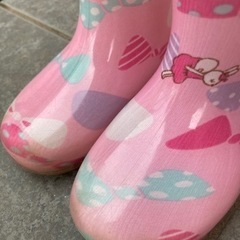 【値下げ】kp DECO　長靴 ピンク 15.0cmの画像
