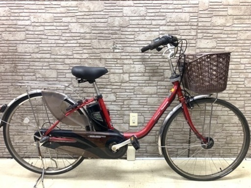 東京23区配達無料　新基準 Panasonic パナソニック ビビDX 8.9Ah 電動自転車☆中古☆パナ 26