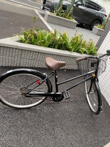 自転車　26インチ　黒