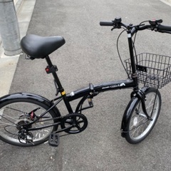 折りたたみ自転車の画像
