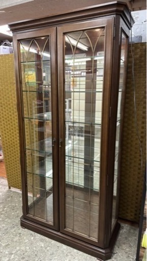 【domani】カリモク最高峰ブランドガラスのショーケース