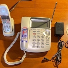 ▼コードレス留守番電話機　ジャンク