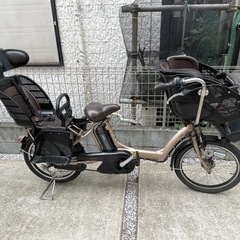 電動自転車　子乗せ　3人乗り　ブリヂストン「Angelino (...