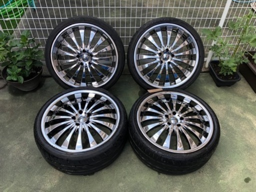 中古ホイール HYPERION ハイペリオン?　20インチ　8.5j  +35  4本セット