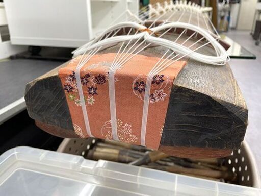 和楽器 箏 13弦 全長183cm 練習用 お琴 箏柱 弦楽器 現状品 札幌市手稲区