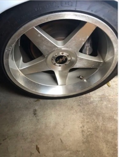 希少 深リム 18インチ  アブフラッグ ホイール