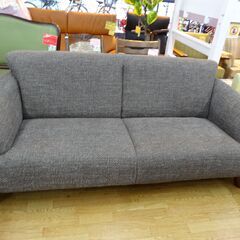 2.5人掛けソファ 幅183㎝ ひじ掛け付き ファブリック 布製  グレー系 長椅子  家具 西岡店