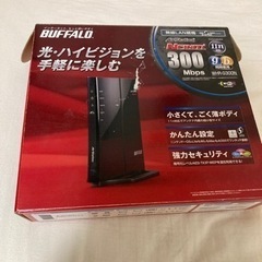 BUFFALO AirStation 無線LAN親機 WHR-G300NとWZR-HP-G450Hの画像