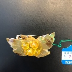 張べっこう　ブローチの画像