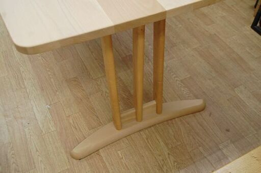 4人掛けダイニングセット 幅160×奥79×高65cm ベンチ2台 3点セット レッド系 食卓セット 札幌市 清田区 平岡
