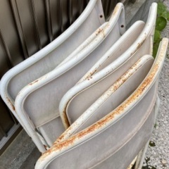 外用折りたたみイスの画像