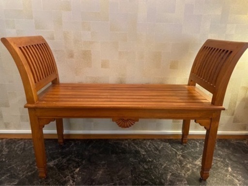 木製　スツール  ベンチ　椅子　荷物置き