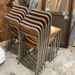 懐かしい学習椅子10脚セット